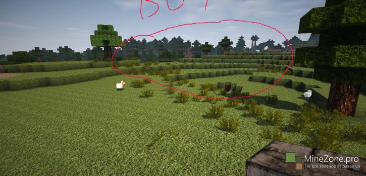 каракули на отдаленных блоках!!