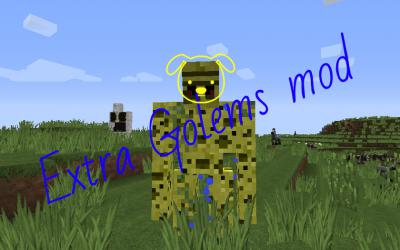 Extra Golems mod 1.7.10
