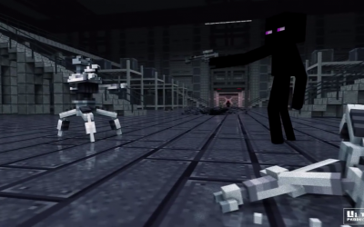 MineWars - Starwars in Minecraft 3D Animation - part 1