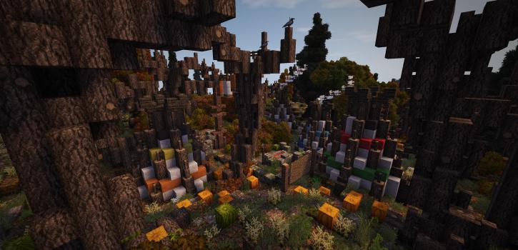 Fall’s End - An Old Native American Themed Map