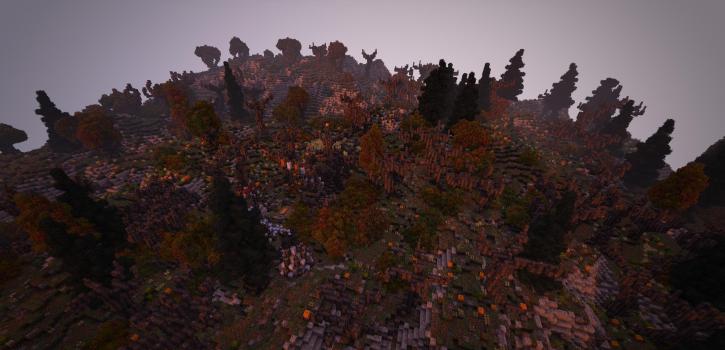 Fall’s End - An Old Native American Themed Map