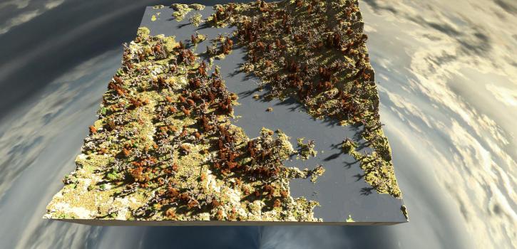 Fall’s End - An Old Native American Themed Map